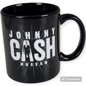 Johnny Cash Museum Black Coffee Mug